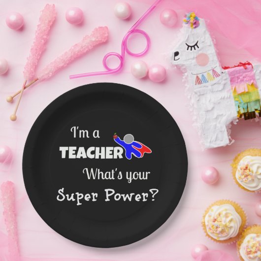 「私は先生。お前の力すごいは何だ？」 ペーパープレート (パーティー)