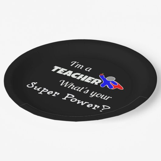 「私は先生。お前の力すごいは何だ？」 ペーパープレート (アングル)