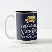 私は先生 ツートーンマグカップ (左)