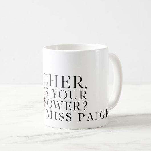 私は先生、何ですあなたの軍事大国ですか。 コーヒーマグカップ (正面右)