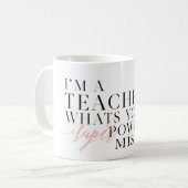 私は先生、何ですあなたの軍事大国ですか。 コーヒーマグカップ (正面左)