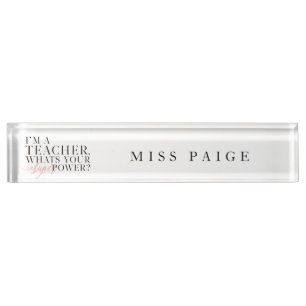 私は先生、何ですあなたの軍事大国ですか。 デスクネームプレート