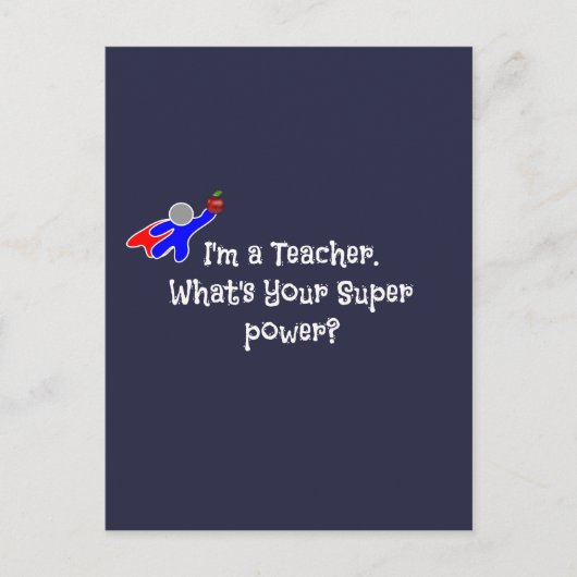 私は先生—先生 ポストカード (正面)