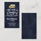 私は先生 名刺 (正面/裏面)