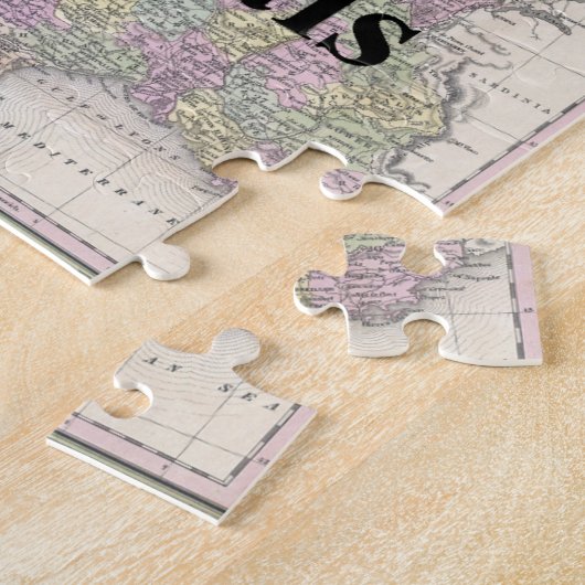 私は先祖を愛しフランスのている |カスタムパズル ジグソーパズル (側面)