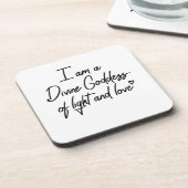 私は光と愛の神 コースター (左側)