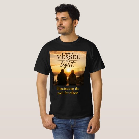 私は光の器 Tシャツ (正面フル)