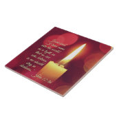 私は光来として世界に入った、ジョン12:46 タイル (側面)