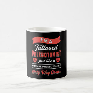 私は入れ墨をしたPhlebotomist Phlebotomyナースギフト コーヒーマグカップ
