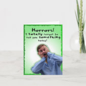 私は全く何かを言うために忘れました! カード (正面)