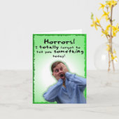 私は全く何かを言うために忘れました! カード (黄色い花)