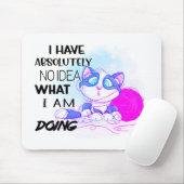 私は全く口がないアイディア マウスパッド (マウス)