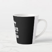 私は全く悪い習慣がない カフェラテマグ (右)