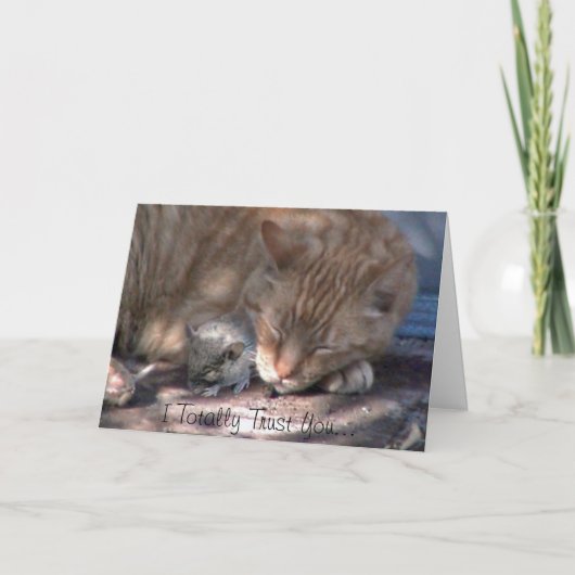 私は全く…信頼します シーズンカード (正面)