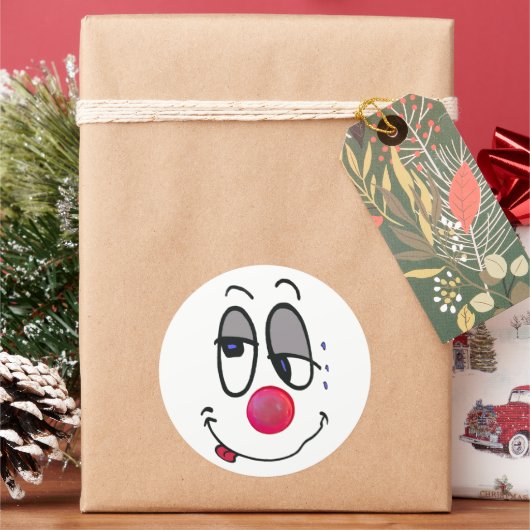 私は全てのスマイルだ。 ラウンドシール (クリスマス)