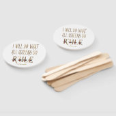 私は全ての女王がモノグラムを支配することを行う ハンドファン (組立なし)