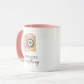 私は全ての美しいを見る写真家マグ マグカップ (正面左)