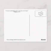 私は全てをフィリップ4:13はがき ポストカード (裏面)