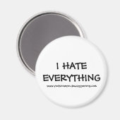 私は全てを嫌う, www.youknowyoudeadazzwrong.com マグネット (正面/裏面)
