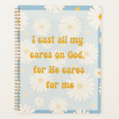 私は全てを神の気にクリスチャンプランナーに投げ込んだ プランナー手帳 (正面)