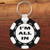 私は全てトランプのポーカー キーホルダー (正面)