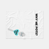 私は全て甘やかされたフリースブランケット フリースブランケット (正面(横))