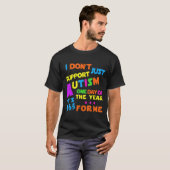 私は全年自閉症を応援Tee自閉症誇りを持った阿波 Tシャツ (正面フル)