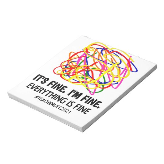 私は全素晴らしてが素晴らし先生素晴らしだ ノートパッド (回転)