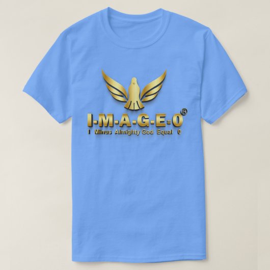 私は全能の神を引いた0に等しい Tシャツ (デザイン正面)
