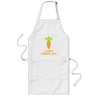 私は全部ニンジンを入れない ロングエプロン