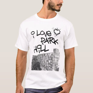 私は公園の丘を愛します Tシャツ