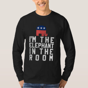 私は共和党の部屋の象だ Tシャツ