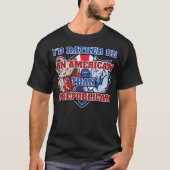 私は共和党員よりアメリカ人になりたい Tシャツ (正面)