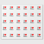 私は兵士を愛している ラッピングペーパー (フラット)