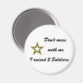 私は兵士2人を育てた私と一緒に混乱してはいけない マグネット (正面/裏面)