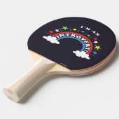 私は内向的だ 卓球ラケット (正面アングル)