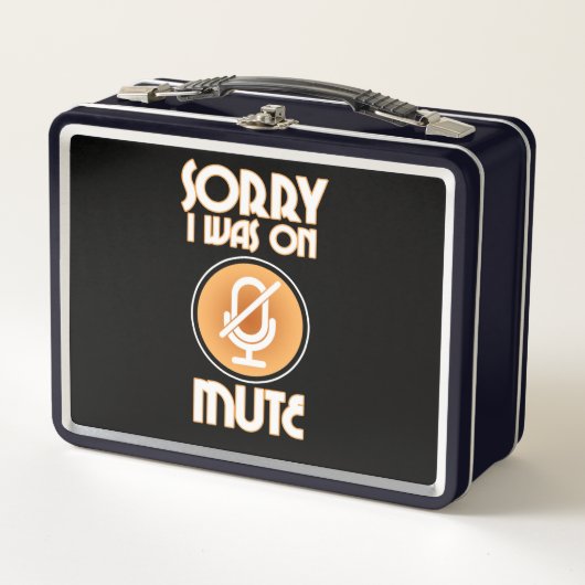 私は内職の役員の仕事を黙っていた メタルランチボックス (正面)