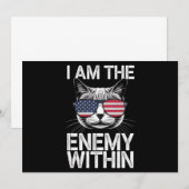 私は内部の敵 カマラ・ハリス 2024 招待状 (正面/裏面)