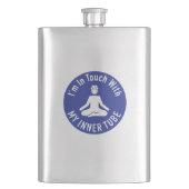 私は内部の管とTouchしている フラスク (正面)