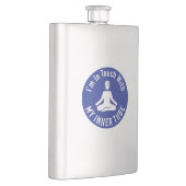 私は内部の管とTouchしている フラスク (右)