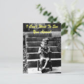 私は再びあなたに会うのが待ち遠しい！ ポストカード (スタンド正面)