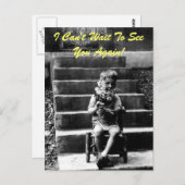 私は再びあなたに会うのが待ち遠しい！ ポストカード (正面/裏面)