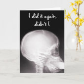 私は再びやったよね?本当に残念だ カード (黄色い花)