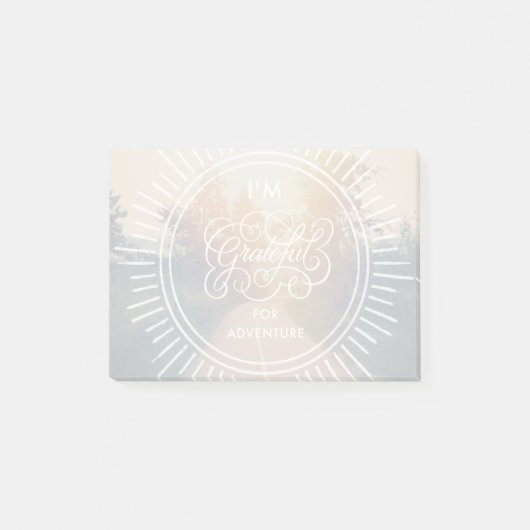 私は冒険のために感謝しています ポストイット (正面)
