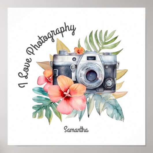 私は写真ポスターが大好き ポスター (正面)