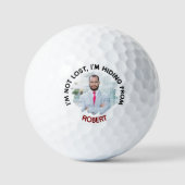 私は写真失ったと名前から隠れていカスタムない ゴルフボール (正面)