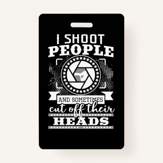 私は写真家だ バッジ (正面)