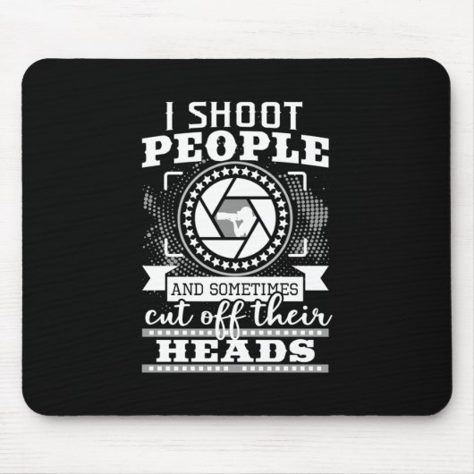 私は写真家だ マウスパッド (正面)