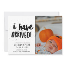 私は写真少年誕生の発表を受けました