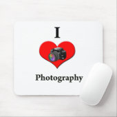 私は写真撮影を愛します マウスパッド (マウス)